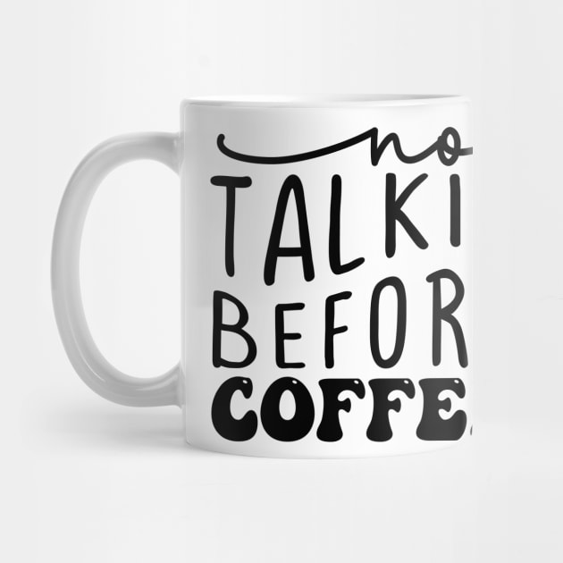 no talkie before coffee by lumenoire